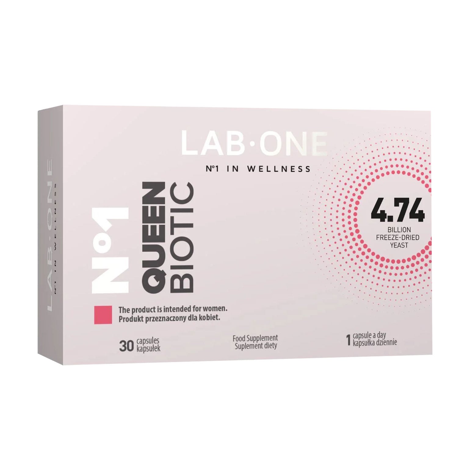 Жіночий пробіотик Lab One N1 Queen Biotic, 30 капсул
